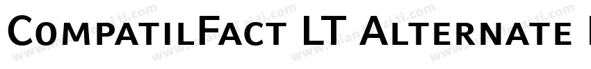 CompatilFact LT Alternate Regular Small Caps字体转换